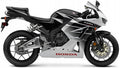 Naklejki na motocykl Honda Cbr 600 Rr 2016 Grafitowo-Czarno-Srebrny Nhb01 - Juula