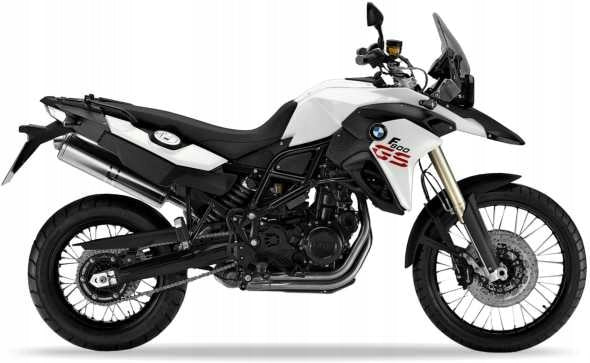 NAKLEJKI NA MOTOCYKL JUULA DO BMW F 800 GS 2013-2014 BIAŁY 3 U751