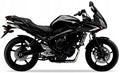 NAKLEJKI NA MOTOCYKL JUULA DO YAMAHA FZ6 S FAZER 2008-2009 CZARNY METALIK SMX