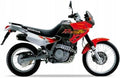 Naklejki na motocykl Honda Nx 650 Dominator 1996-2001 Czerwony Biały R201B - Juula