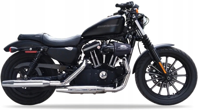 NAKLEJKI NA MOTOCYKL JUULA DO HARLEY DAVIDSON SPORTSTER 883 IRON 2009 CZARNY MATT