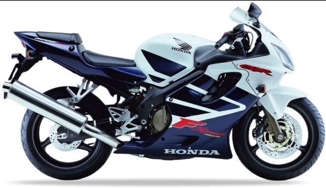 NAKLEJKI JUULA NA MOTOCYKL DO HONDA CBR 600 F SPORT 2001-2002 BIAŁY NH196