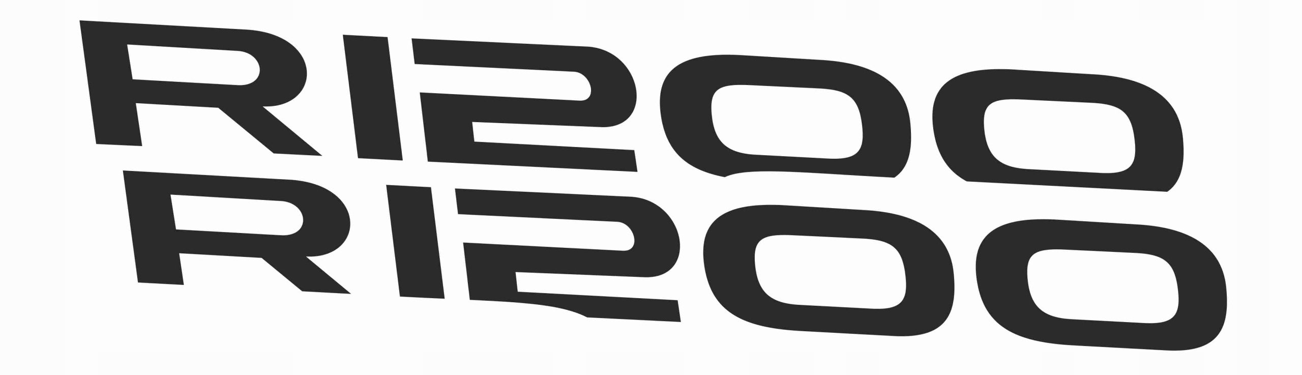 NAKLEJKI BMW R-1200-GS 2009 GRAFITOWO CZARNY