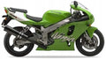 NAKLEJKI NA MOTOCYKL JUULA DO KAWASAKI ZX 7R 1998 ZIELONY 7F