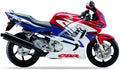 NAKLEJKI JUULA NA MOTOCYKL DO HONDA CBR 600 F 1997 CZERWONY R127A NIEBIESKI