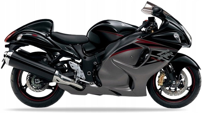 NAKLEJKI NA MOTOCYKL JUULA DO SUZUKI GSX 1300 R HAYABUSA 2016 AA3 SZARY YLF CZARNY YVB