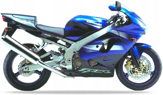 NAKLEJKI NA MOTOCYKL JUULA DO KAWASAKI ZX 9R 2002 NIEBIESKI 32