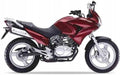Naklejki na motocykl Honda Xl 125 V Varadero 2007-2011 Czerwony R319 - Juula