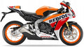 Naklejki na motocykl Honda Cbr 1000 Rr 2015-2016 Fireblade Repsol Pomarańczowy - Juula