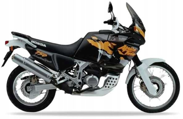 NAKLEJKI JUULA DO HONDA XRV 750 AFRICA TWIN 1996-1999 CZARNY NH1
