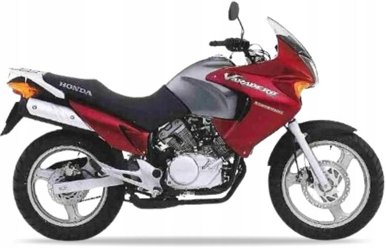 Naklejki na motocykl Honda Xl 125 V Varadero 2005-2006 Czerwony R296 - Juula
