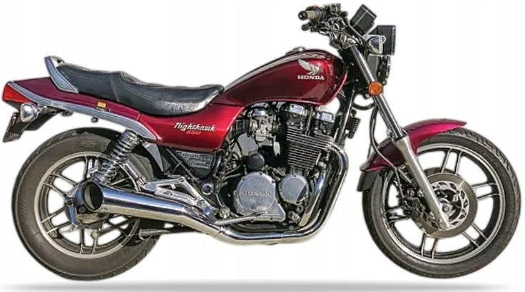 NAKLEJKI NA MOTOCYKL JUULA DO HONDA CB 650 NIGHTHAWK 1985 CZERWONY R6C