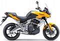NAKLEJKI NA MOTOCYKL JUULA DO KAWASAKI VERSYS 650 2010 ŻÓŁTY 35E
