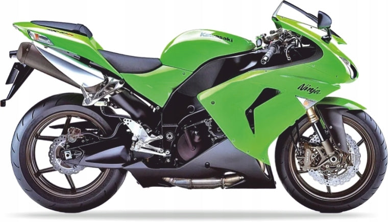 NAKLEJKI JUULA NA MOTOCYKL DO KAWASAKI ZX 10R 2006 ZIELONY 777