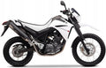 NAKLEJKI JUULA NA MOTOCYKL DO YAMAHA XT 660 R 2011-2013 BIAŁY 1