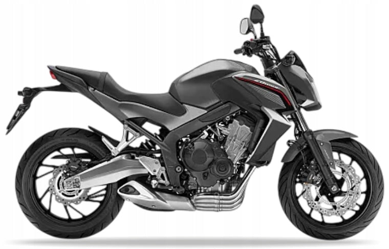 NAKLEJKI NA MOTOCYKL JUULA DO HONDA CB 650 F 2014-2015 SREBRNY NHA95