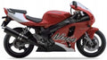 NAKLEJKI NA MOTOCYKL JUULA DO KAWASAKI ZX 7R 1999 CZERWONY A5