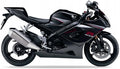 NAKLEJKI NA MOTOCYKL JUULA DO SUZUKI GSX-R 1000 2006 CZARNY 019 MAT CZARNY NO.2 YKV