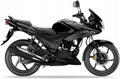 Naklejki na motocykl Honda Cbf 125 2013 Czarny Nh1 - Juula