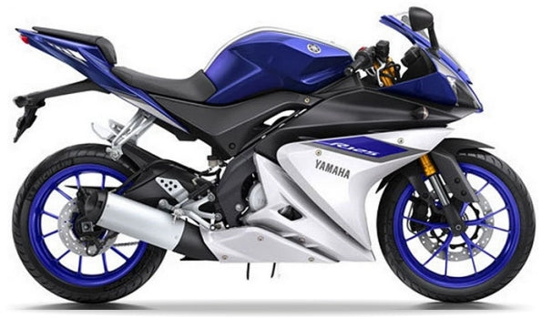 NAKLEJKI JUULA NA MOTOCYKL YAMAHA YZF 125 R 2015-2016 NIEBIESKI 13 DPBM13