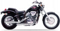 Naklejki na motocykl Honda Shadow Vt 600 Vlx 1993-1995 Czarny Nh1 - Juula