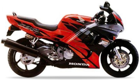 NAKLEJKI JUULA NA MOTOCYKL DO HONDA CBR 600 F 1995 CZERWONY R127