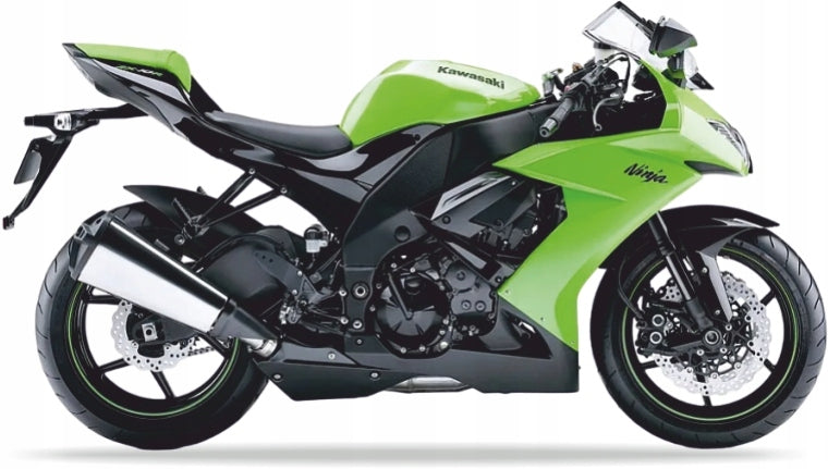 NAKLEJKI JUULA NA MOTOCYKL DO KAWASAKI ZX 10R 2009 ZIELONY 777