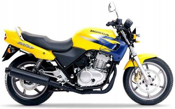 NAKLEJKI NA MOTOCYKL JUULA DO HONDA CB 500 1998-1999 ŻÓŁTY Y140