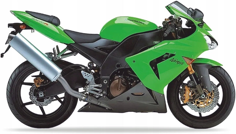 NAKLEJKI JUULA NA MOTOCYKL DO KAWASAKI ZX 10R 2005 ZIELONY 777