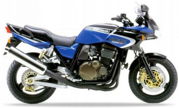 NAKLEJKI NA MOTOCYKL JUULA DO KAWASAKI ZRX 1200 S 2002 CUKIERKOWY NIEBIESKI E1