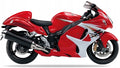 NAKLEJKI NA MOTOCYKL JUULA DO SUZUKI GSX 1300 R HAYABUSA 2014 AGS CZERWONY YVZ BIAŁY