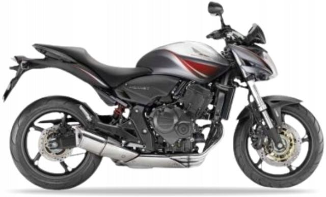 NAKLEJKI JUULA NA MOTOCYKL DO HONDA CB 600 F HORNET 2009-2010 SREBRNY NHA48