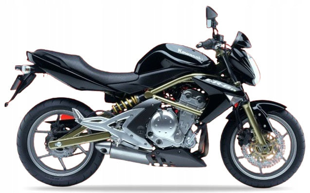 NAKLEJKI JUULA NA MOTOCYKL DO KAWASAKI ER 6N 2005-2008 CZARNO-ZŁOTY H8