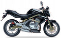 NAKLEJKI JUULA NA MOTOCYKL DO KAWASAKI ER 6N 2005-2008 CZARNO-ZŁOTY H8