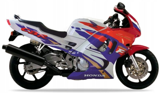 JUUL MOTORCYCLE DECALS FOR HONDA CBR 600 F 1995 WHITE NH196K RED 