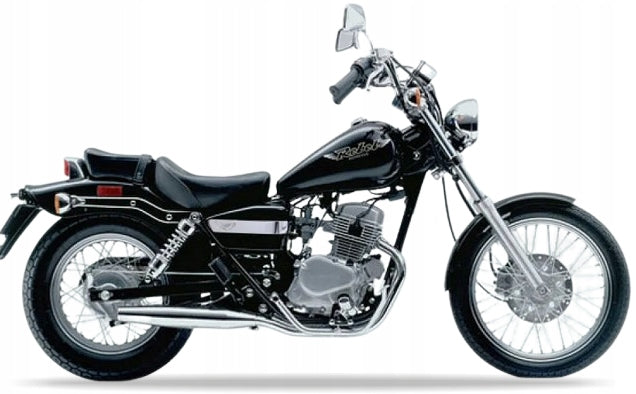 Naklejki na motocykl Honda Ca 125 Rebel 1997 Czarny Nh1 - Juula