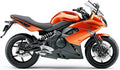 NAKLEJKI JUULA NA MOTOCYKL DO KAWASAKI ER 6F 2011 POMARAŃCZOWY 17L