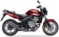 Naklejki na motocykl Honda Cbf 600 N 2007-2009 Czerwony R320 - Juula