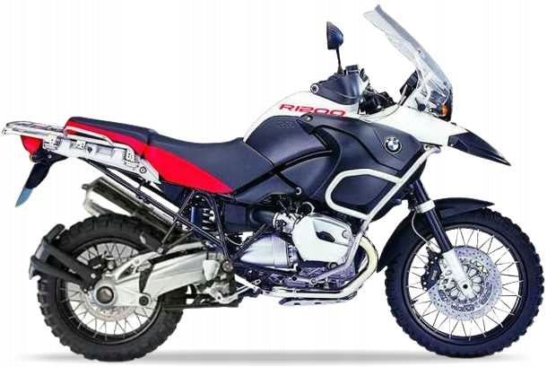 NAKLEJKI JUULA NA MOTOCYKL DO BMW R 1200 GS ADVENTURE 2006-2007 BIAŁY U751