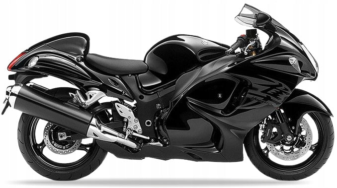 NAKLEJKI NA MOTOCYKL JUULA DO SUZUKI GSX 1300 R HAYABUSA 2011 CZARNY SZARY 4CX