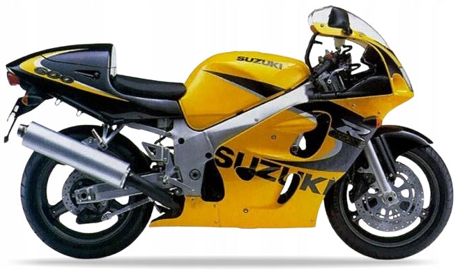 NAKLEJKI NA MOTOCYKL JUULA DO SUZUKI GSXR 600 1999 ŻÓŁTY Y9H CZARNY Y7L