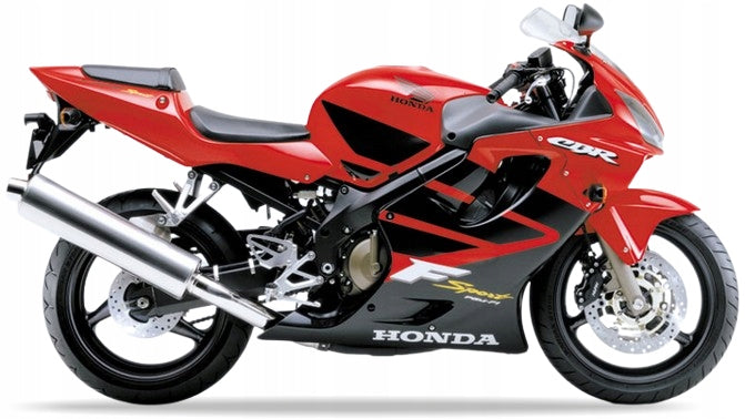 NAKLEJKI JUULA NA MOTOCYKL DO HONDA CBR 600 F SPORT 2001-2002 CZERWONY R258