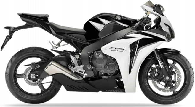 Naklejki na motocykl Honda Cbr 1000 Rr 2010 Fireblade Biały Czarny Nhb01Xa - Juula