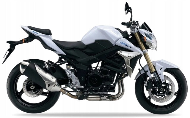 Autocollants JUUL pour Suzuki GSR 750 2011-2017 Blanc/Bleu YWW 
