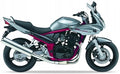 NAKLEJKI NA MOTOCYKL JUULA DO SUZUKI GSF 650 S BANDIT 2006 SZARY METALIK YHG