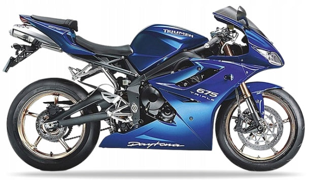 NAKLEJKI JUULA DO TRIUMPH DAYTONA 675 2010 CASPIAN NIEBIESKA PERŁA