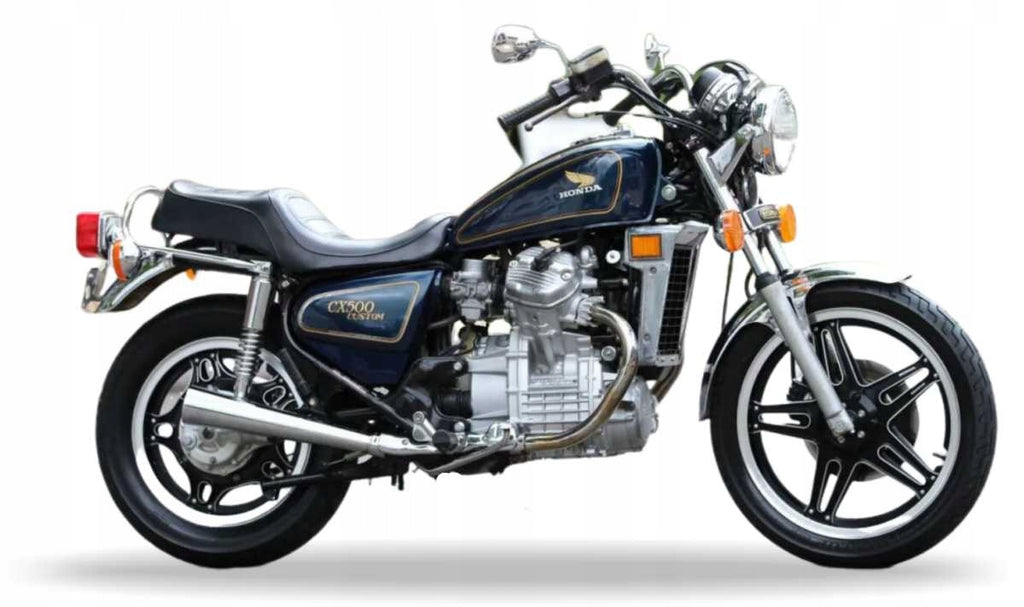 Naklejki na motocykl Honda Cx 500 Custom 1982 Niebieski - Juula