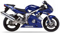 NAKLEJKI NA MOTOCYKL JUULA DO YAMAHA YZF R6 2000 NIEBIESKI C RJ03