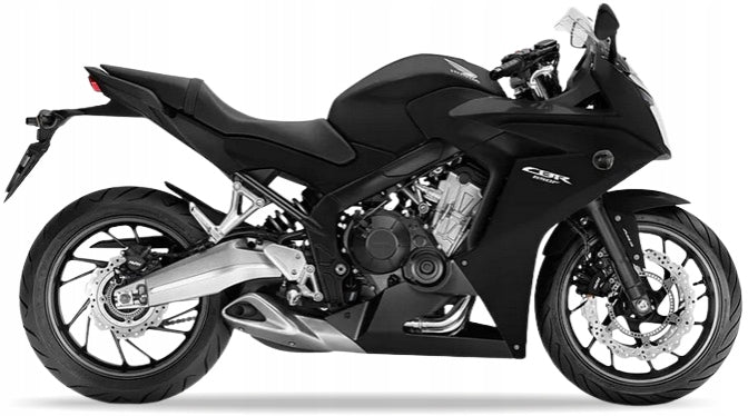 Naklejki na motocykl Honda Cbr 650 F 2014-2015 Czarny Nhb01 - Juula