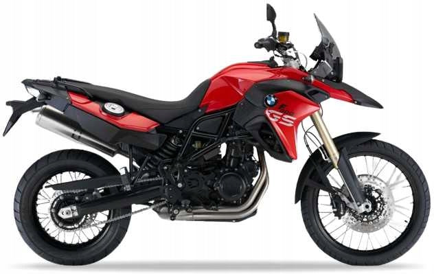 NAKLEJKI NA MOTOCYKL JUULA DO BMW F 800 GS 2015 CZERWONY YNA5